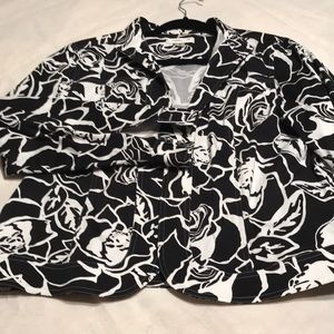 Coldwater Creek black and white jacket.